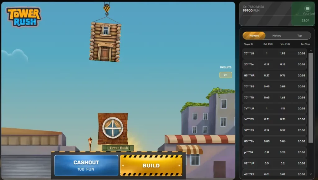 Διεπαφή Tower Rush