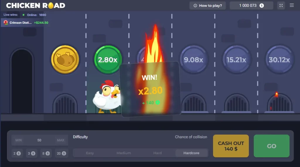 Νίκη στο Chicken Road