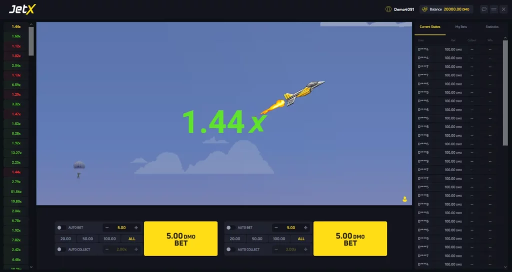 Παιχνίδι JetX Παιχνίδι JetX